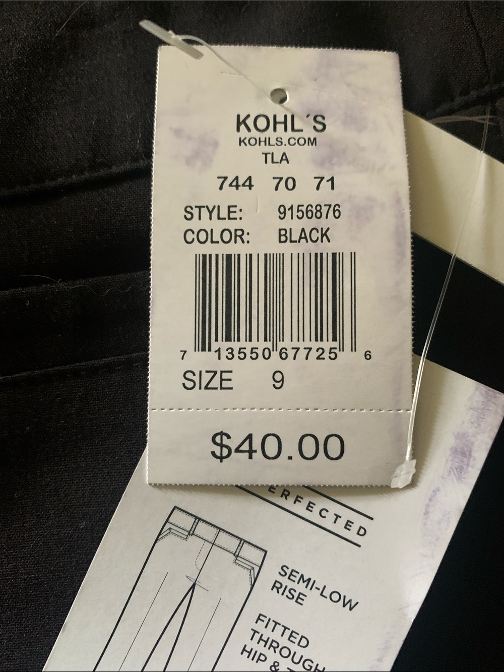 Women's Black Tailored Dress Pants - Picture 8 of 13